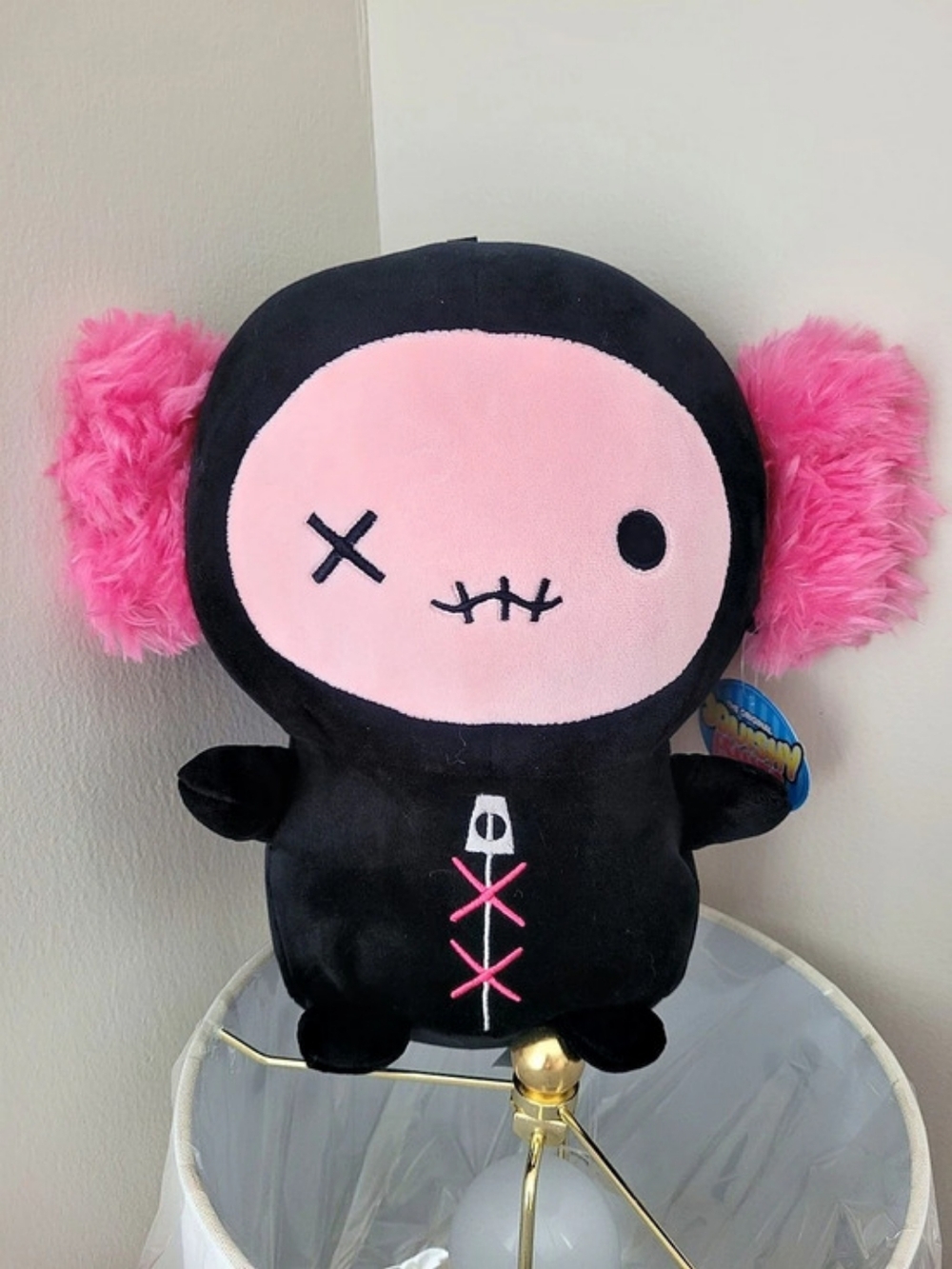 10" Axolotl Squishy Ishies Goth Halloween Monster Plush